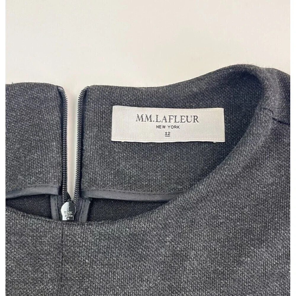 MM LaFleur Black Knit Midi Shift Dress